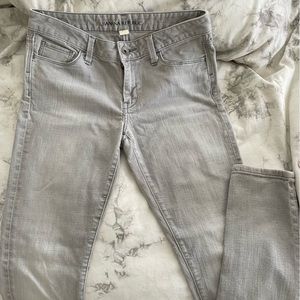 Banana Republic Light Gray Skinny Jeans—Women’s Size 27